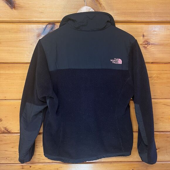 The North Face Jacket Women Medium Black Denali Fleece Full Zip Hiking Outdoor - Picture 5 of 6